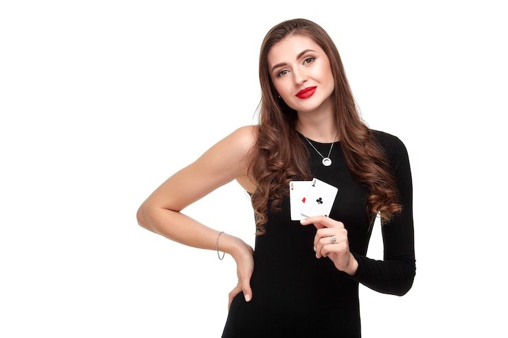 dam88 live baccarat dealer studio with HD camera setup and real card dealing